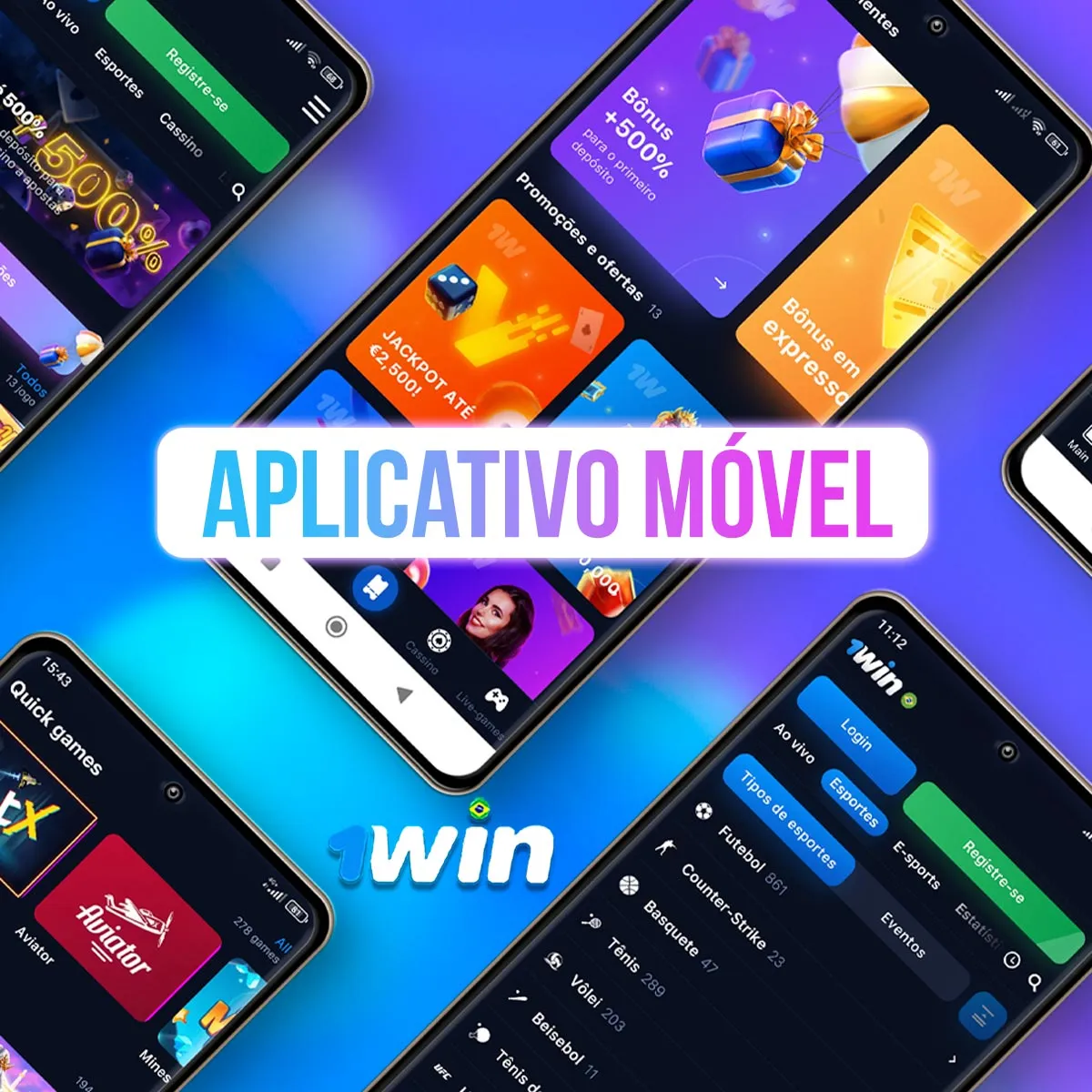 Aplicativo móvel da casa de apostas 1win no mercado brasileiro