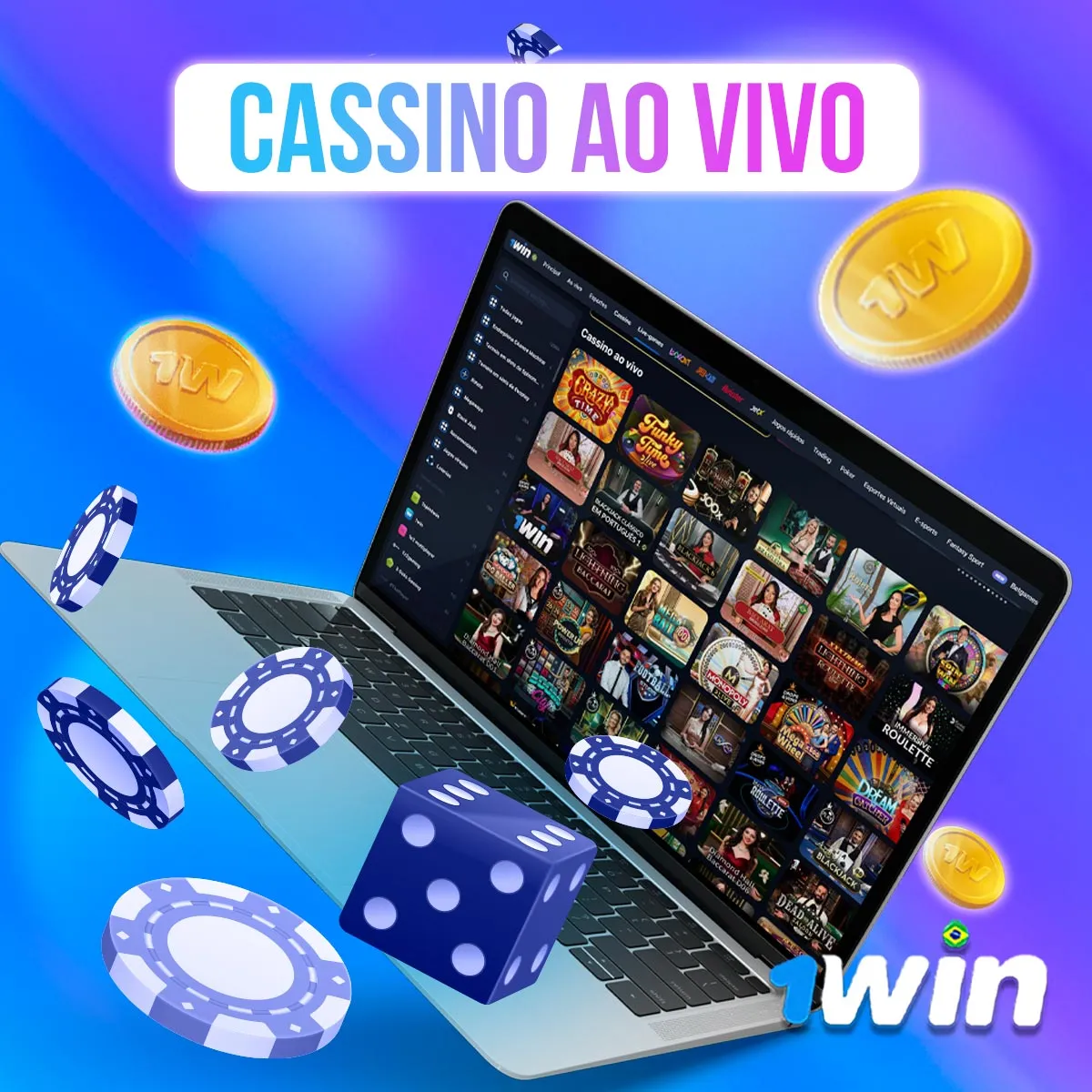 Cassino Ao Vivo na casa de apostas 1win no mercado brasileiro