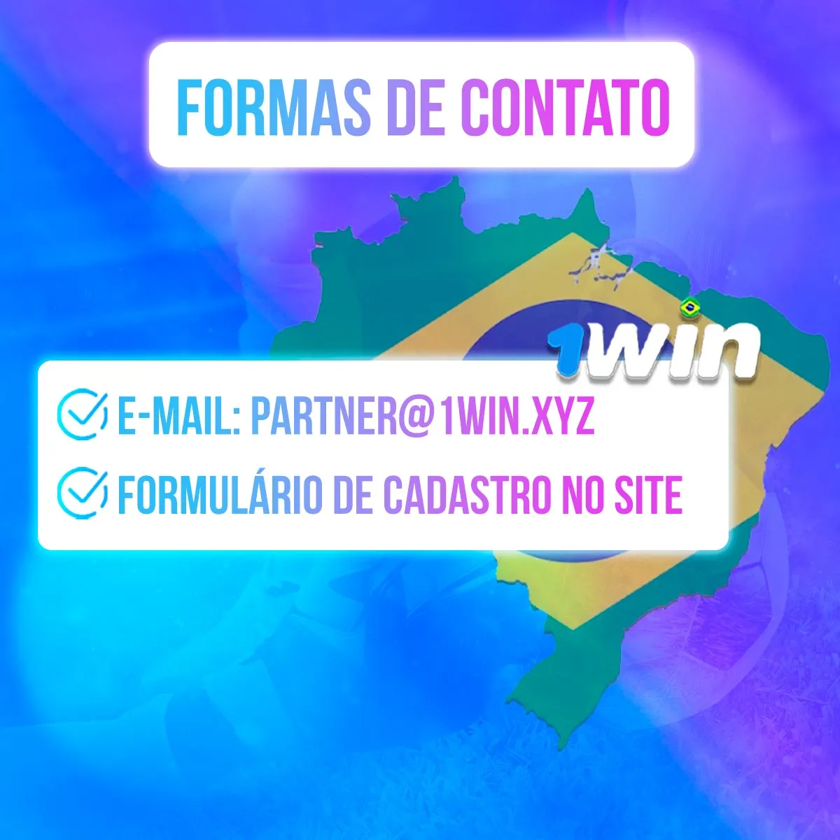 Formas de contato da 1win no mercado brasileiro