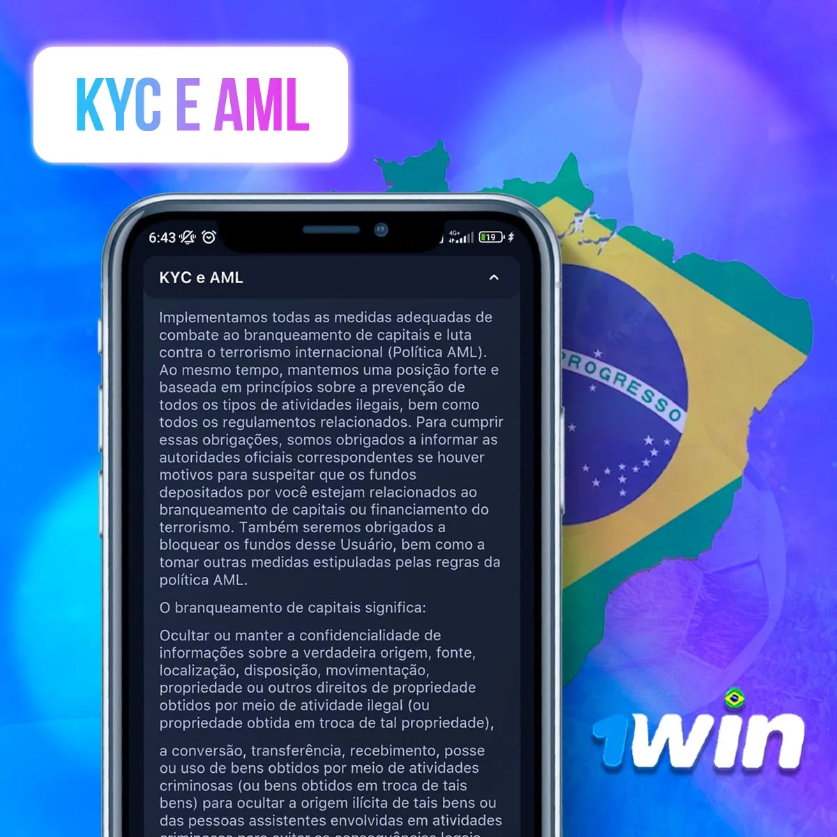 KYC e AML da 1win no mercado brasileiro