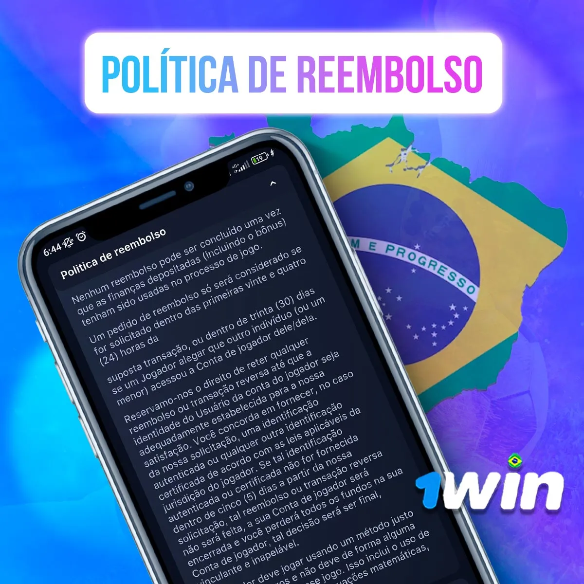 Política de reembolso da 1win no mercado brasileiro