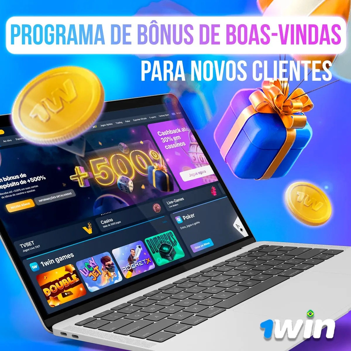 Programa de bônus para novos clientes da 1win no mercado brasileiro